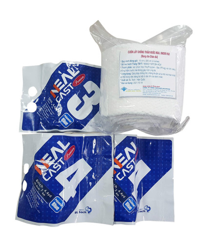 Combo băng bó bột không thấm nước dùng cho chân dài