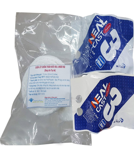 Combo băng bó bột không thấm nước dùng cho tay dài Combo băng bó bột không thấm nước dùng cho tay dài