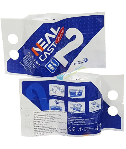 Băng bó bột chống thấm nước Neal Premium Cast 2P (5cmx4m) Băng bó bột chống thấm nước Neal Premium Cast 2P (5cmx4m)