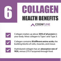 6 lợi ích sức khỏe của bột collagen thủy phân