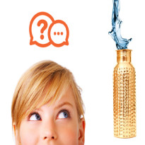 Sử dụng bình đựng nước bằng đồng như thế nào ?