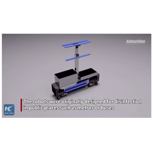 Một bệnh viện tại thành phố Vũ Hán đã sử dụng một loại robot có khả năng diệt vi khuẩn bằng đen tia cực tím (UV), nhằm tăng cường hiệu quả trong công tác phòng chống dịch COVID-19.